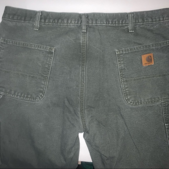 Carhartt Mens Lined Jeans. Wide leg relaxed fit preowned 42 x 31 - Picture 3 of 9